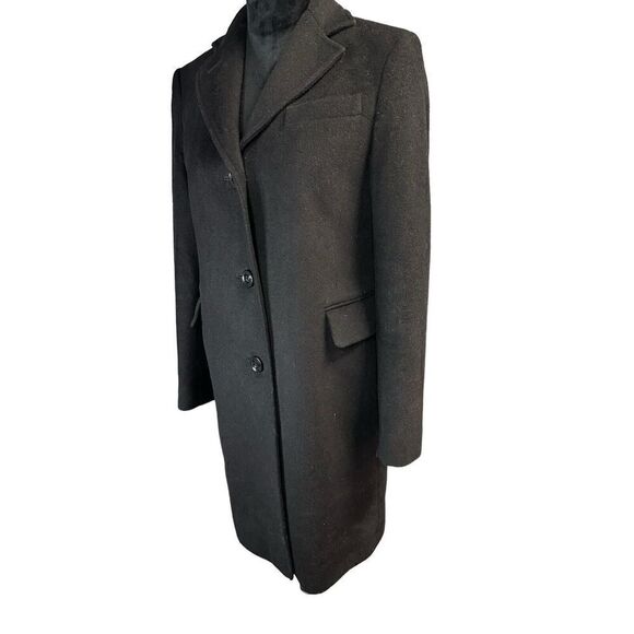 Ralph Lauren Lauren Wool-blend › Reefer Coat In Black sz 0 - Picture 4 of 16